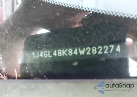 2004 Jeep Liberty Sport from USA, damaged, VIN 1J4GL48K84W282274